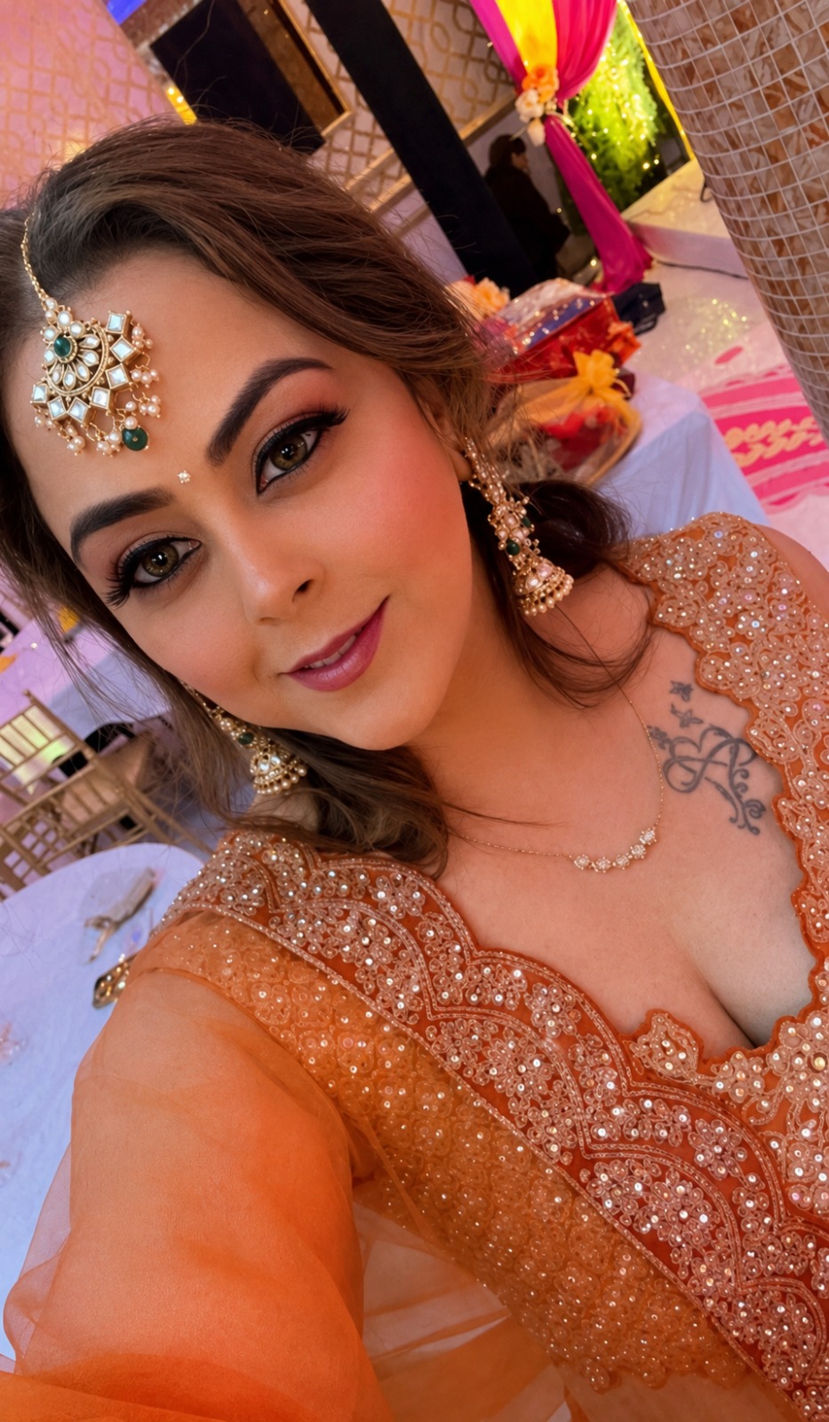 Sangeet & Mehendi Look
